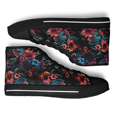 Chokefish™ Urban Peak Retro High Tops-Floral-006-2